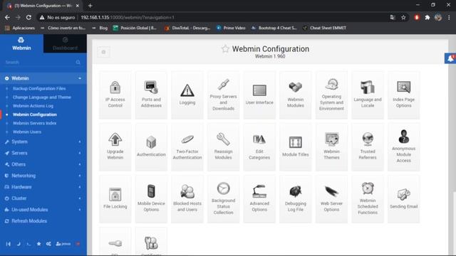 Instalación y configuración básica de Webmin en Debian 10 5 смотреть онлайн