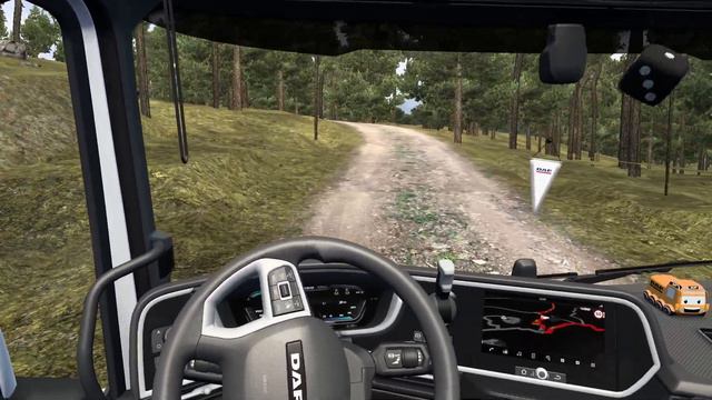 ETS2 (1.48). Bartoland Map. Bondes - Marchaux. DAF XD 450. смотреть онлайн