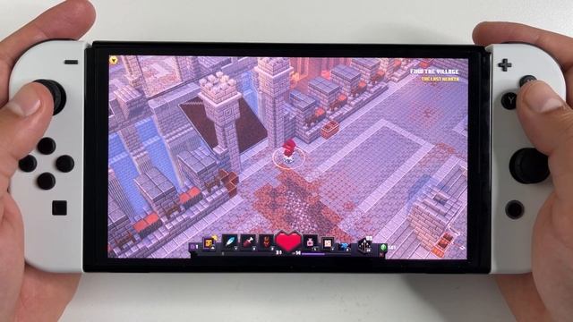 Minecraft Dungeons OLED Nintendo Switch Gameplay смотреть онлайн