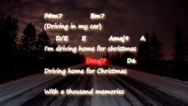 Chris Rea - Driving Home For Christmas - Chords & Lyrics