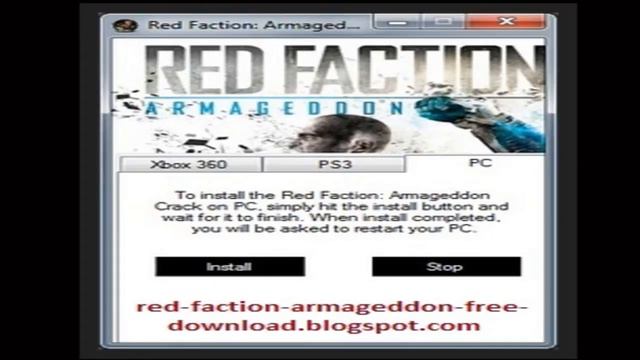 Red Faction Armageddon xbox 360 Crack + Full PC game download ! смотреть онлайн