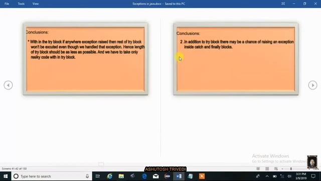 Core Java : TRY CATCH BLOCK Exception Handling Introduction Part-9 || Core Java Tutorial смотреть онлайн