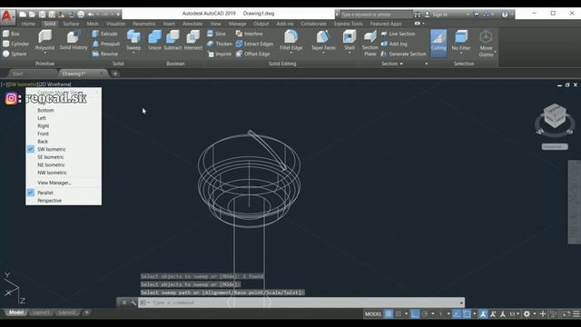 Diamond Knurling: In AutoCAD 2019 | ReoCAD смотреть онлайн