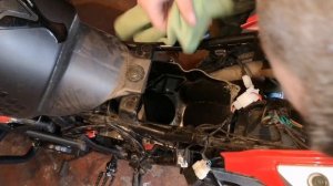 Теккен 250 - регулировка амортизатора и ТО воздушного фильтра