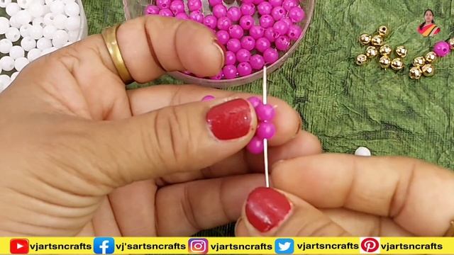 MAKING PERL BRACELET AT HOME EASY/DIY/HOMEMADE PEARL BEADED BRACELET смотреть онлайн