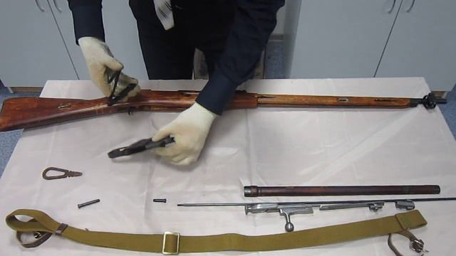 Неполная разборка/сборка винтовки Мосиной смотреть онлайн