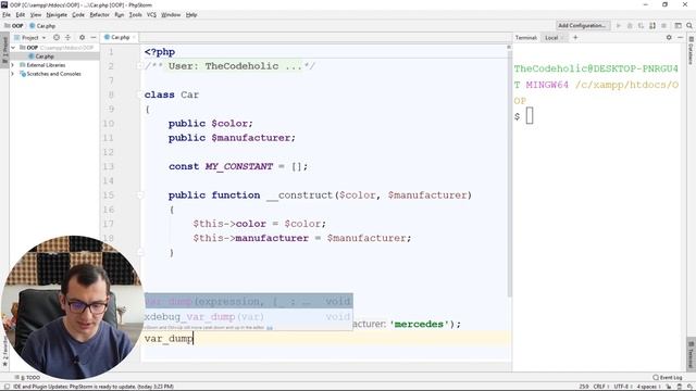 Class Constants in PHP - OOP in PHP | Part 4 смотреть онлайн