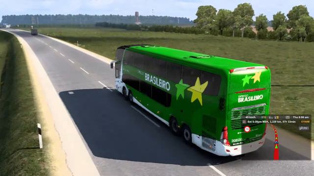 Marcopolo Paradiso G7 1800 DD Mercedes-Benz 1.47 | Euro Bus Simulator 2 | Live Gameplay 375 смотреть онлайн