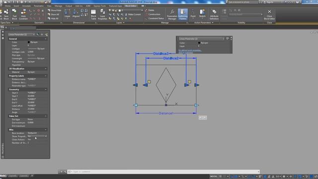 Create Dynamic Block Array In Two Direction смотреть онлайн