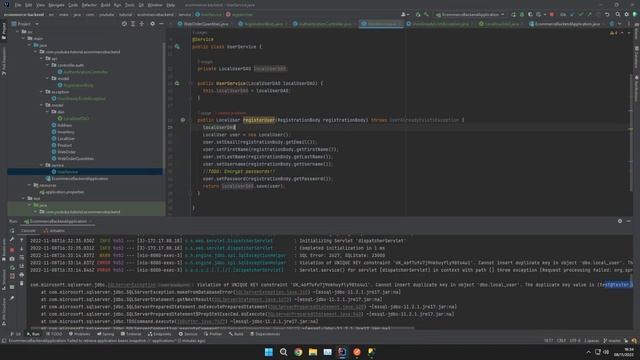 Let’s Build an E-Commerce Store with a Spring Boot Backend - Episode 4: User Registration смотреть онлайн