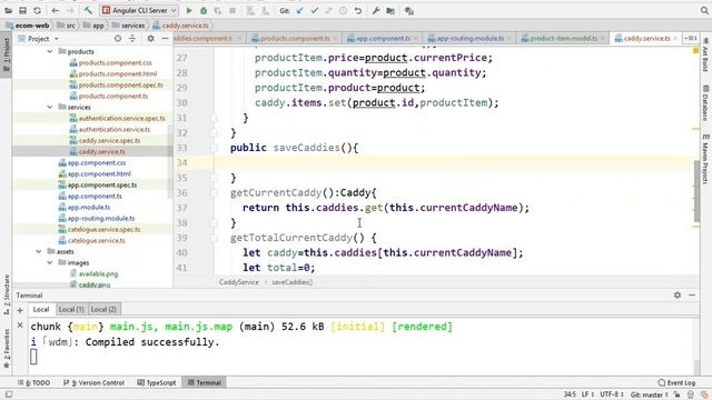 Part 8 JEE et Ecosystèmes Spring Angular JWT Application de E Commerce Panier Commandes смотреть онлайн