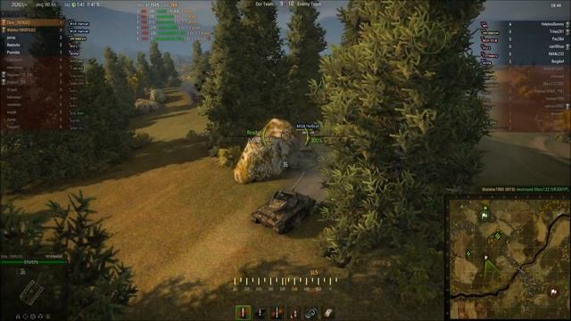 World of Tanks Tier 6 USA TD M18 Hellcat on Redshire смотреть онлайн
