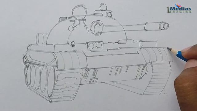 How to Draw Tank Step by Step (Very Easy) смотреть онлайн