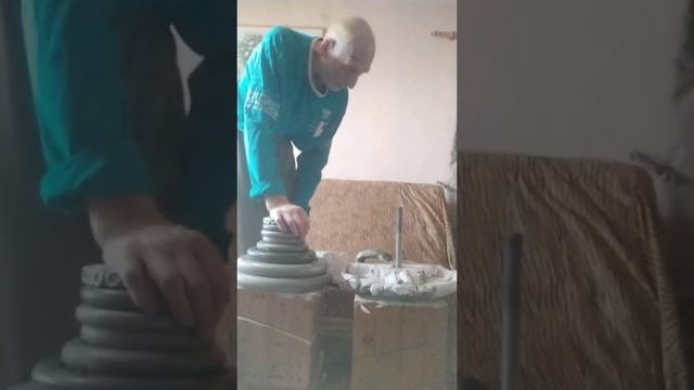 Широконаборная гиря 16--51--81+кГ! (для Мировых СилачЕЙ можно сделать и потяжелЕЙ !) смотреть онлайн