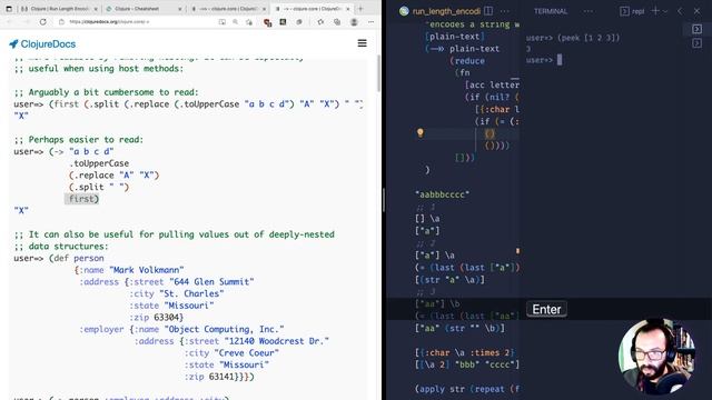 Aprendiendo Clojure Ep 04: "RNA Transcription" y "Run Length Encoding" parte 1 en Exercism смотреть онлайн
