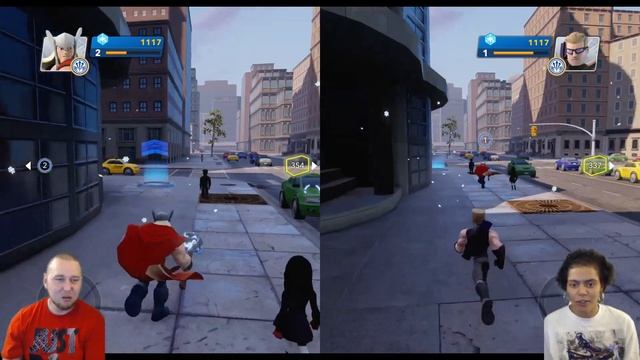 Disney Infinity 2.0 Marvel Super Heroes: CO-OP Gameplay Walkthrough part 3 THE AVENGERS смотреть онлайн