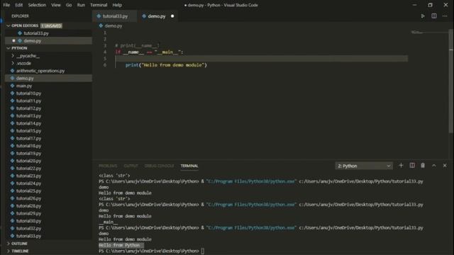 Python Tutorial for Beginners in Hindi | Special Variable __name__ смотреть онлайн