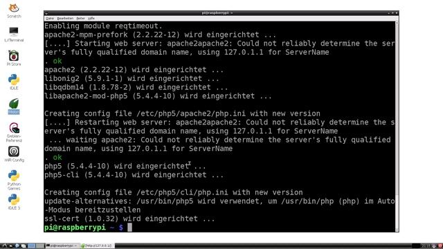 Tutorial: Raspberry Pi - Apache Webserver + PHP5 + MySQL Server installieren [GERMAN/DEUTSCH] смотреть онлайн