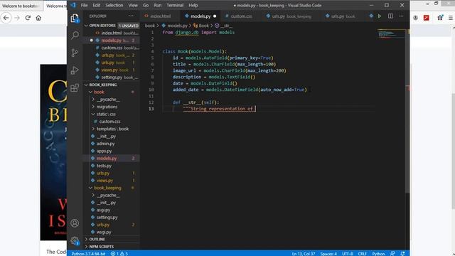 How to use bootstrap in django | Python django project tutorial | Python Django Book store app смотреть онлайн