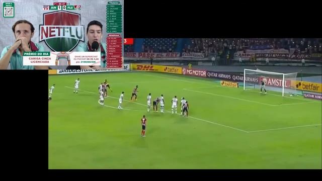 React - Junior 3 x 0 Fluminense - Fiasco na Libertadores смотреть онлайн
