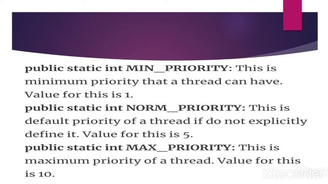 Thread Priority in Java смотреть онлайн