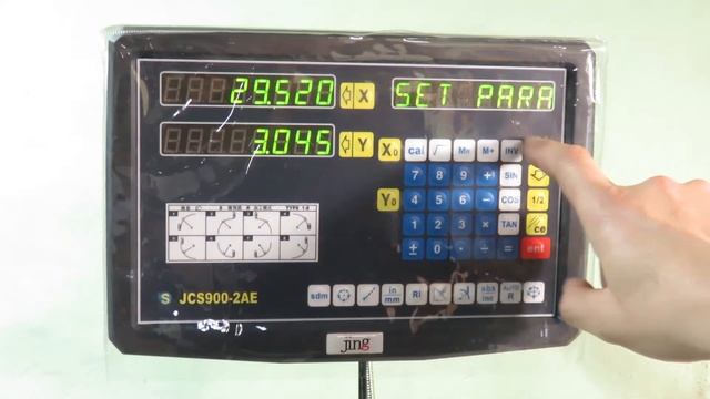 УЦИ JCS900-2AE настройка на радиус/диаметр смотреть онлайн