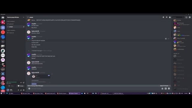 Aurora and Emperium Members Exposed for token logging on discord смотреть онлайн