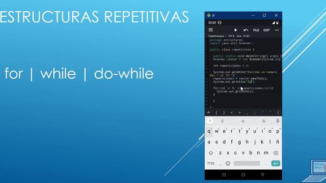 Ejemplo de las estructuras repetitivas en Java смотреть онлайн