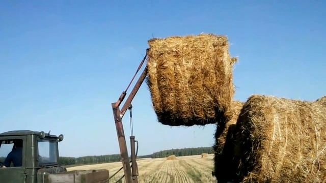 погрузка соломы смотреть онлайн