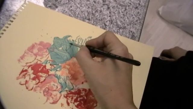 Мастер-класс "Монотипия," художник Алиса Канцибер смотреть онлайн