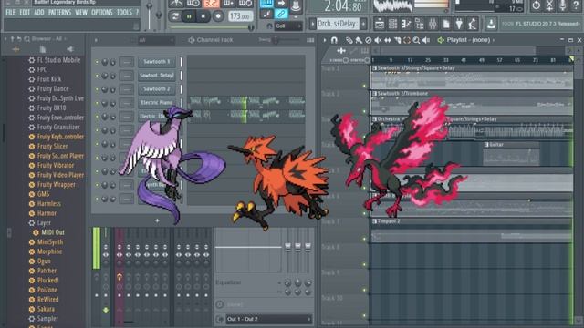 Battle! Galarian Legendary Birds - Gen 5 Remix смотреть онлайн