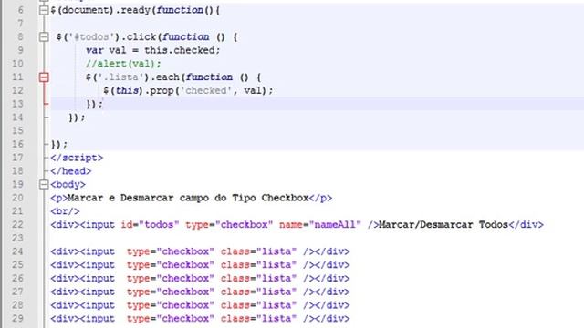 Jquery - Marcar e desmarcar todos os campos checkbox смотреть онлайн