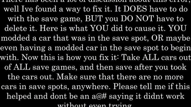 EFLC fatal error smpa60 Fixed 100% Working (Without Uninstalling Mods) смотреть онлайн