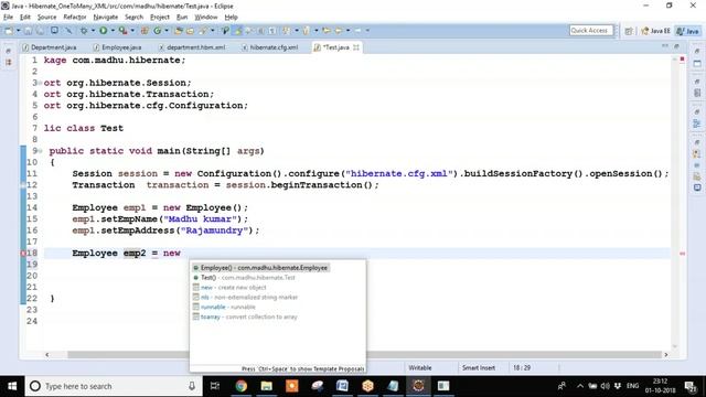 Hibernate Relation Ships Using XML Approach By Madhu Vundavalli смотреть онлайн