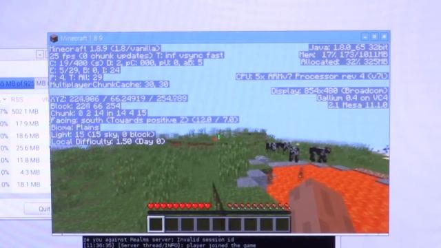 Full Minecraft 1.8.9 on the Raspberry Pi 3 and 2 смотреть онлайн