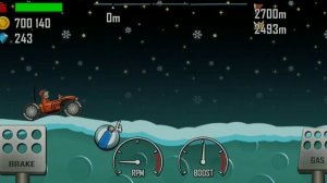 Прохождение игры Hill Climb Racing - серия 22 рождество
