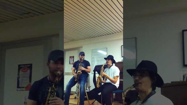 Careless Whisper Saxophone Duet смотреть онлайн