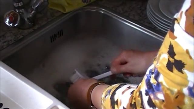 Как моют посуду в Голландии :) Типичный способ /Аfwassen смотреть онлайн