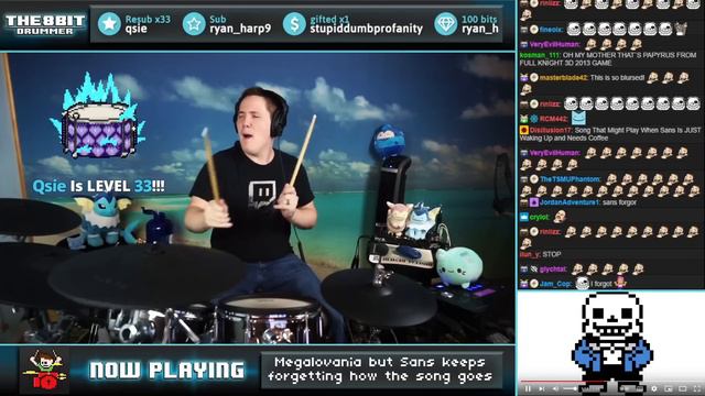 Megalovania But Sans Keeps Forgetting How The Song Goes On Drums! смотреть онлайн
