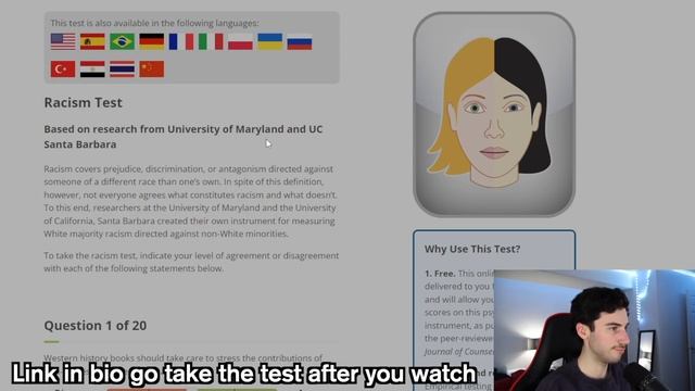 I Take A Racism Test смотреть онлайн