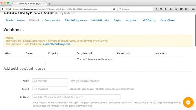 CloudAMQP simple instance overview смотреть онлайн