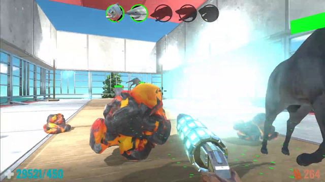 FPS Avatar in Snowland Rescues King Shark and Fights Rainbow Friends -Animal Revolt Battle Simulato смотреть онлайн