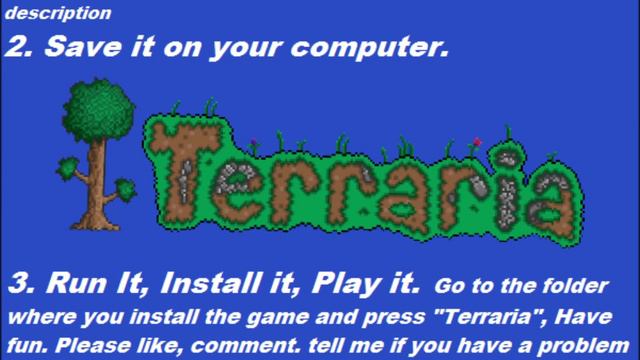 How to download Free Terraria 2013 [ NON-STEAM ] смотреть онлайн