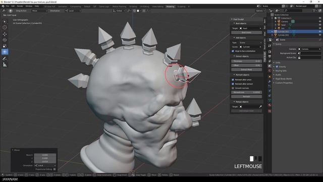 Blender 2.8 Sculpt Mode Features: Align in Fast Sculpt смотреть онлайн