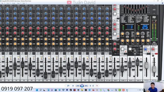 Bàn Trộn Âm Thanh Mixer Cơ Analog XENYX Behringer SX3242FX смотреть онлайн