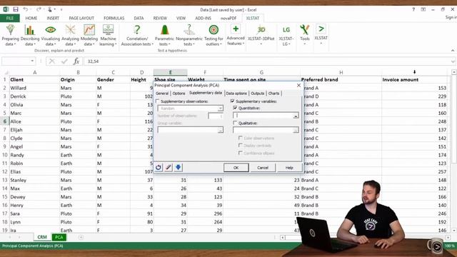#12 Principal Component Analysis: Supplementary Variables in Excel with XLSTAT смотреть онлайн