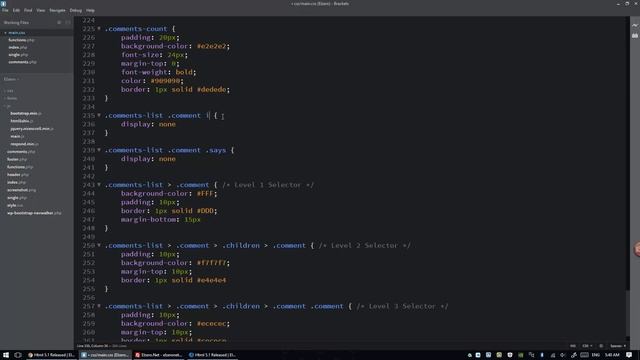 Mastering WordPress in Arabic #073 - Comments Part 4 - Design Comments List Part 2 смотреть онлайн