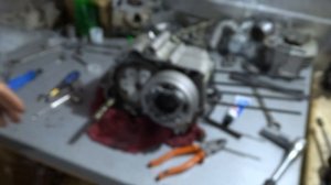 Разборка мотора питбайка SSR125.  Часть 2.