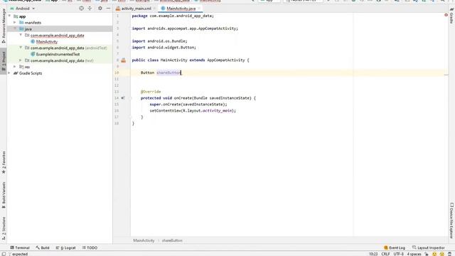 AndroidAppShareDataButton смотреть онлайн