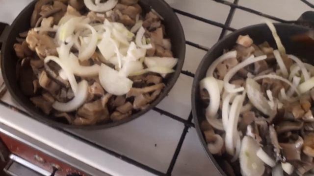 Вкусно пожарим вешенки. Весь процесс приготовления. смотреть онлайн